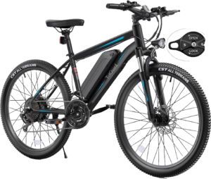 Electric Bike, Tot Guard 27.5"Shimano 21S Gears Electric Bike for Adults